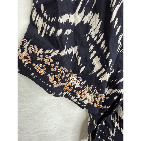 Sofft Surroundings Women's Akira Beaded Tunic Top Size 1X - Picture 4 of 12